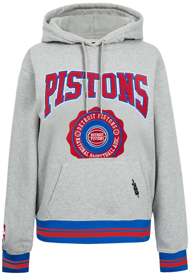Pro Standard Women's Detroit Pistons Grey Crest Emblem Hoodie product image