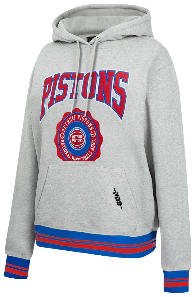 Pro Standard Women's Detroit Pistons Grey Crest Emblem Hoodie product image