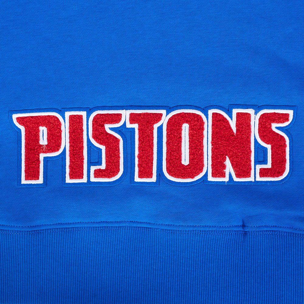 Pro Standard Women's Detroit Pistons Chenille Blue Hoodie product image