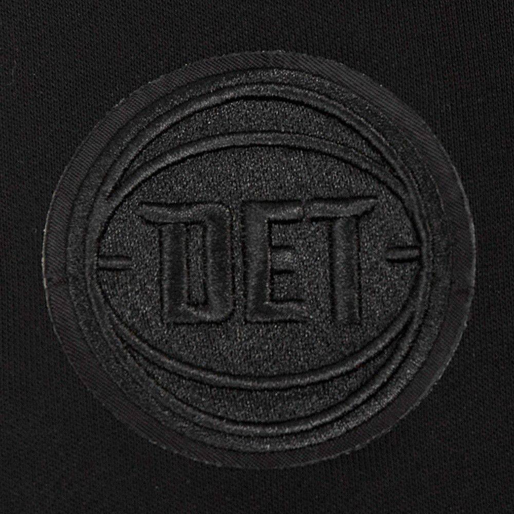 Pro Standard Women's Detroit Pistons Black Neutral Fleece Crewneck Sweatshirt product image