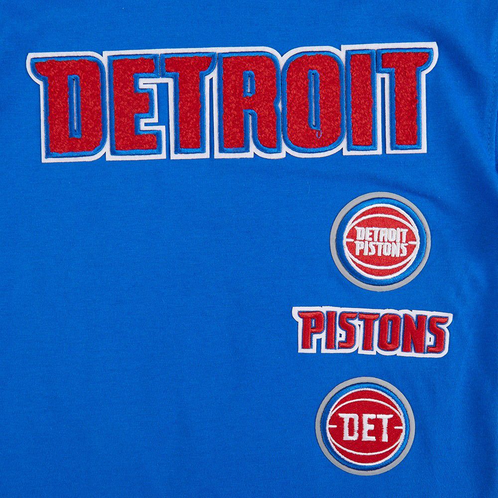 Pro Standard Boys' Detroit Pistons Blue Retro Classic Taping T-Shirt product image