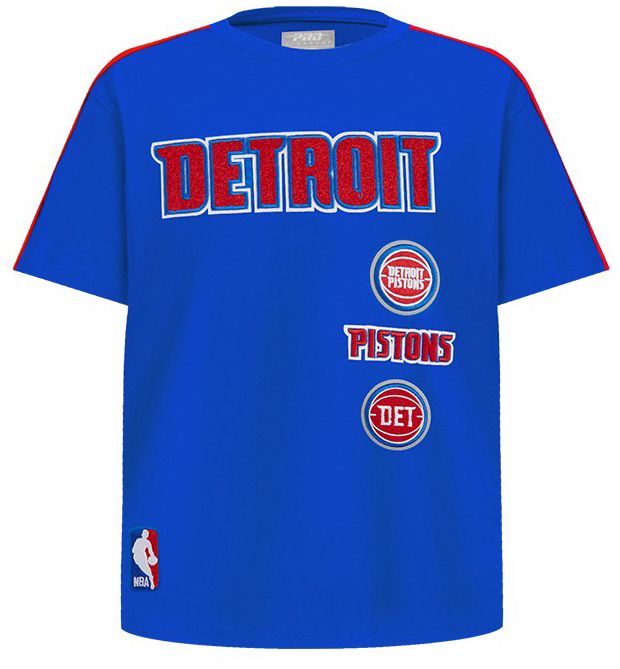Pro Standard Boys' Detroit Pistons Blue Retro Classic Taping T-Shirt product image