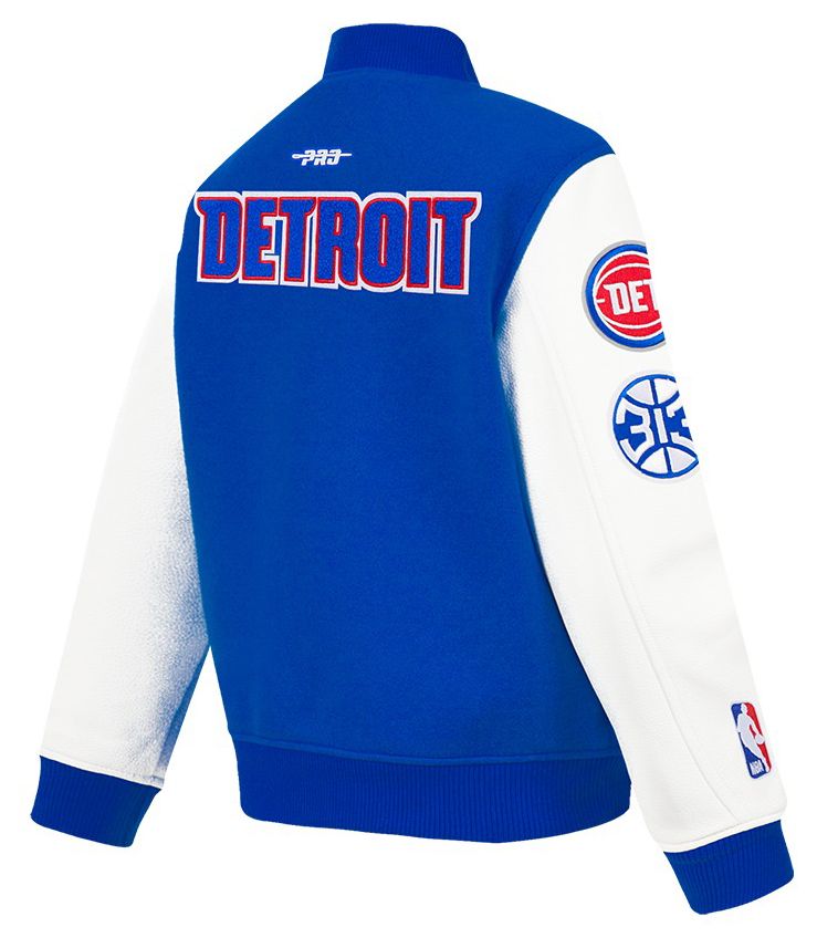 Pro Standard Boys' Detroit Pistons Blue Varsity Jacket product image