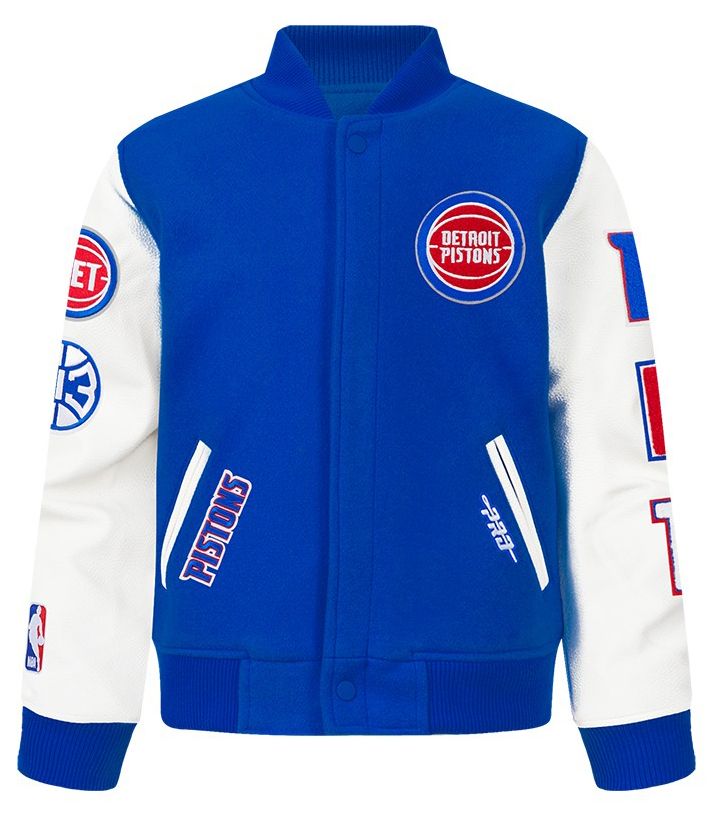 Pro Standard Boys' Detroit Pistons Blue Varsity Jacket product image