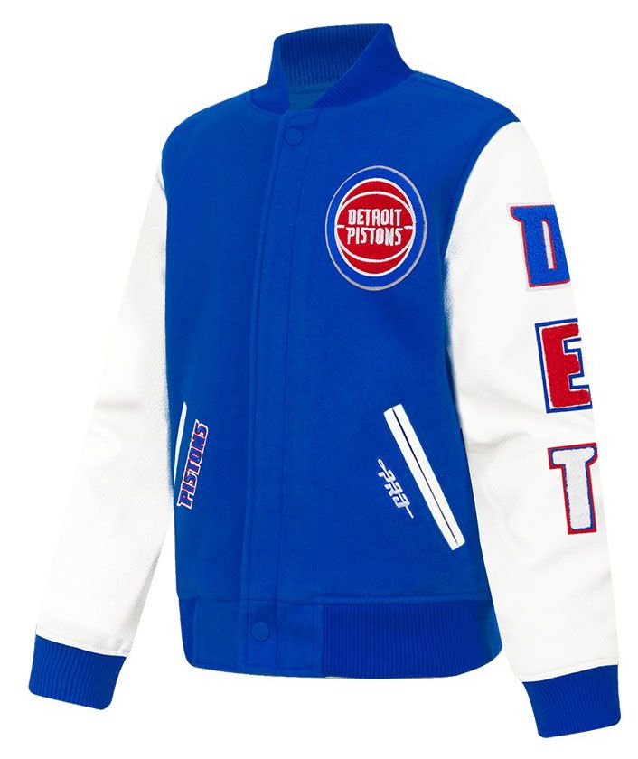 Pro Standard Boys' Detroit Pistons Blue Varsity Jacket product image