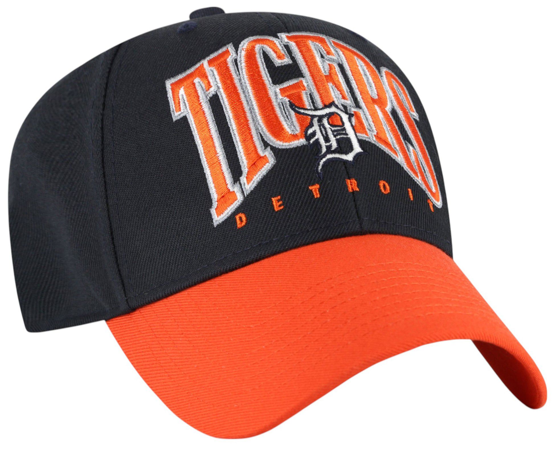 47 Adult Detroit Tigers Navy Drawbridge MVP Adjustable Hat product image