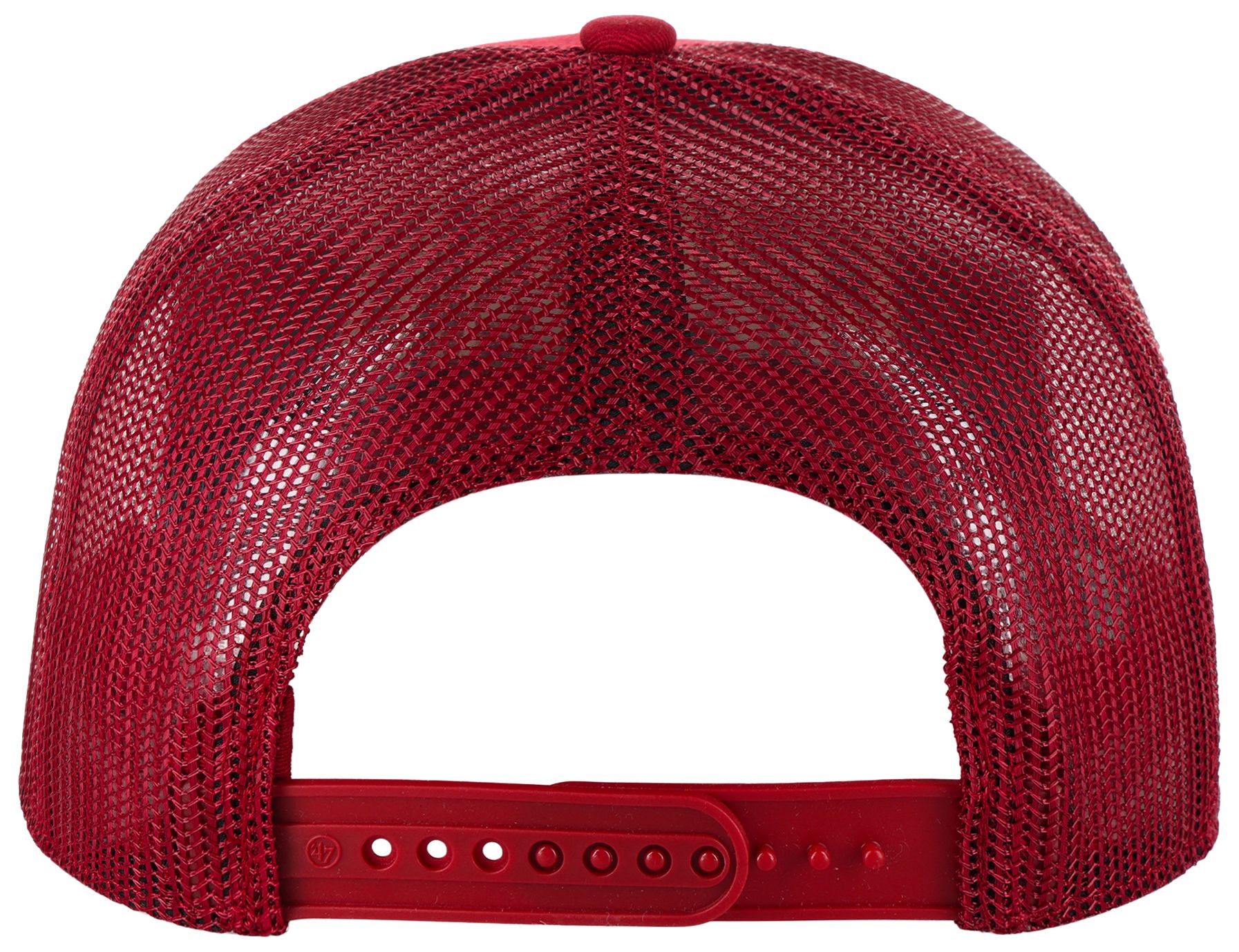 '47 Adult Cleveland Guardians Red Drawbridge Trucker Adjustable Hat product image