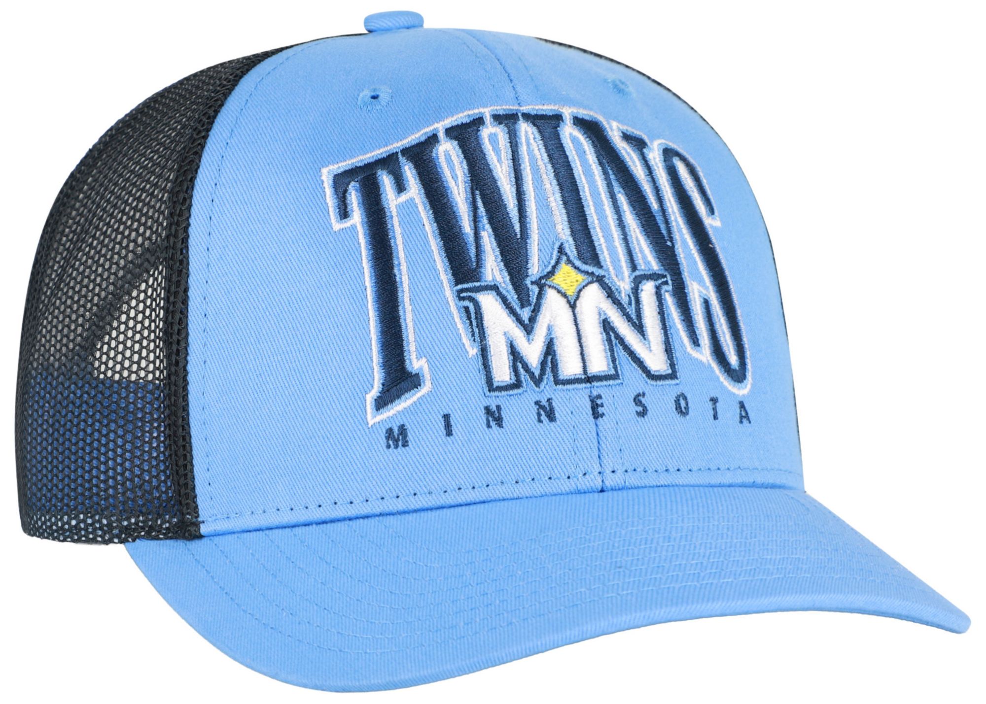 '47 Adult Minnesota Twins Navy Drawbridge Trucker Adjustable Hat product image