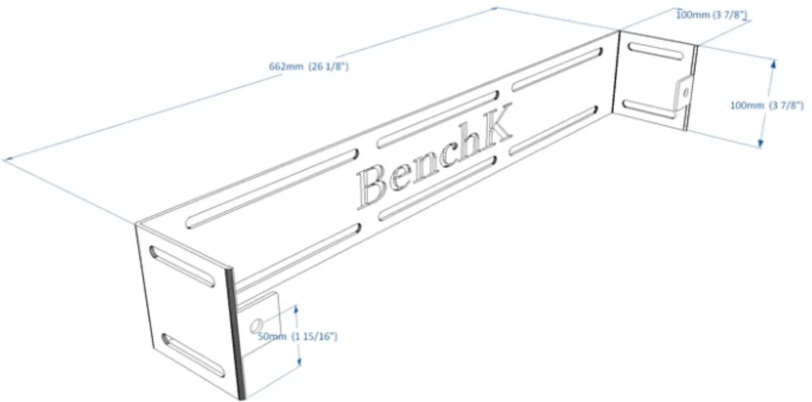 BenchK Wall Holder for Wall Bars