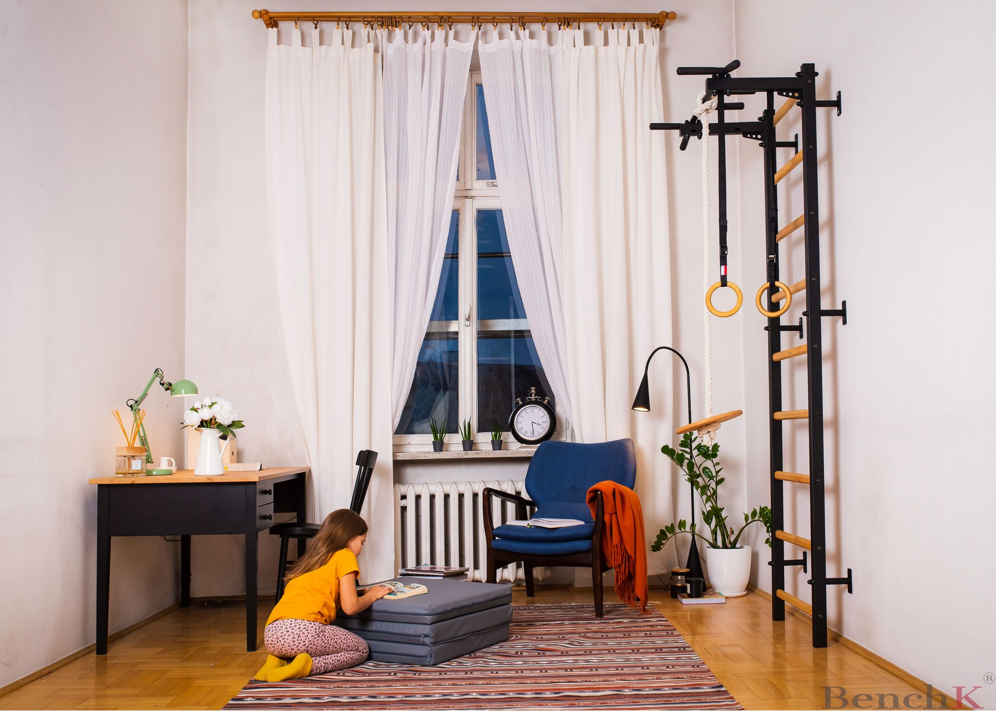 BenchK Wall Bars 721B + A076 with Accessories product image