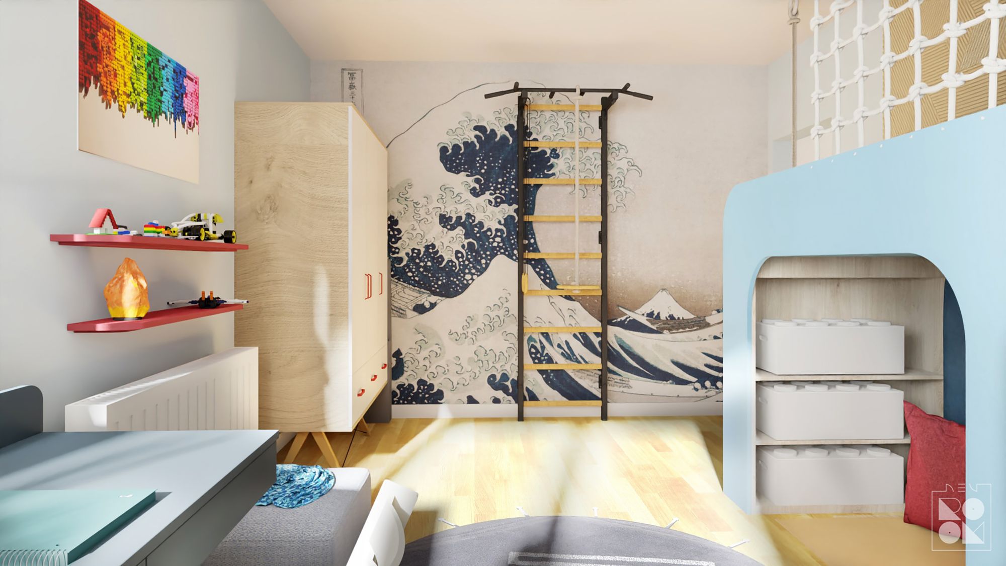 BenchK Wall Bars 721B + A076 with Accessories product image