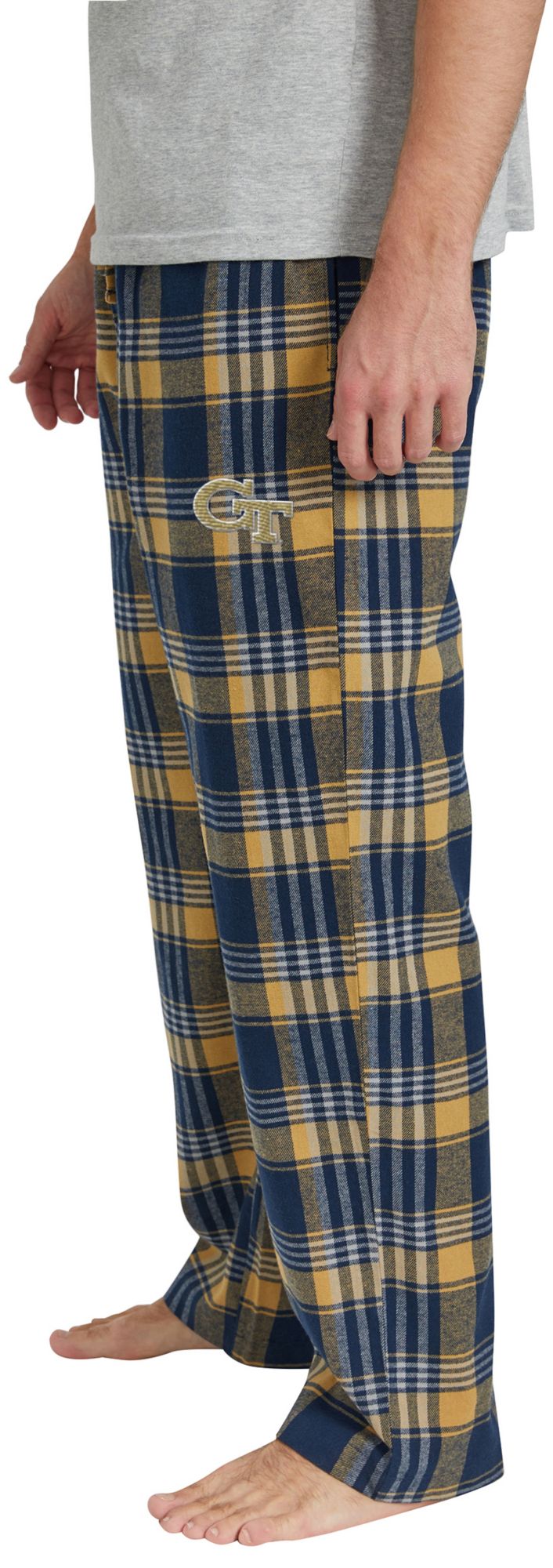 Concepts Sport Men's Georgia Tech Yellow Jackets Flannel Sleep Pants product image