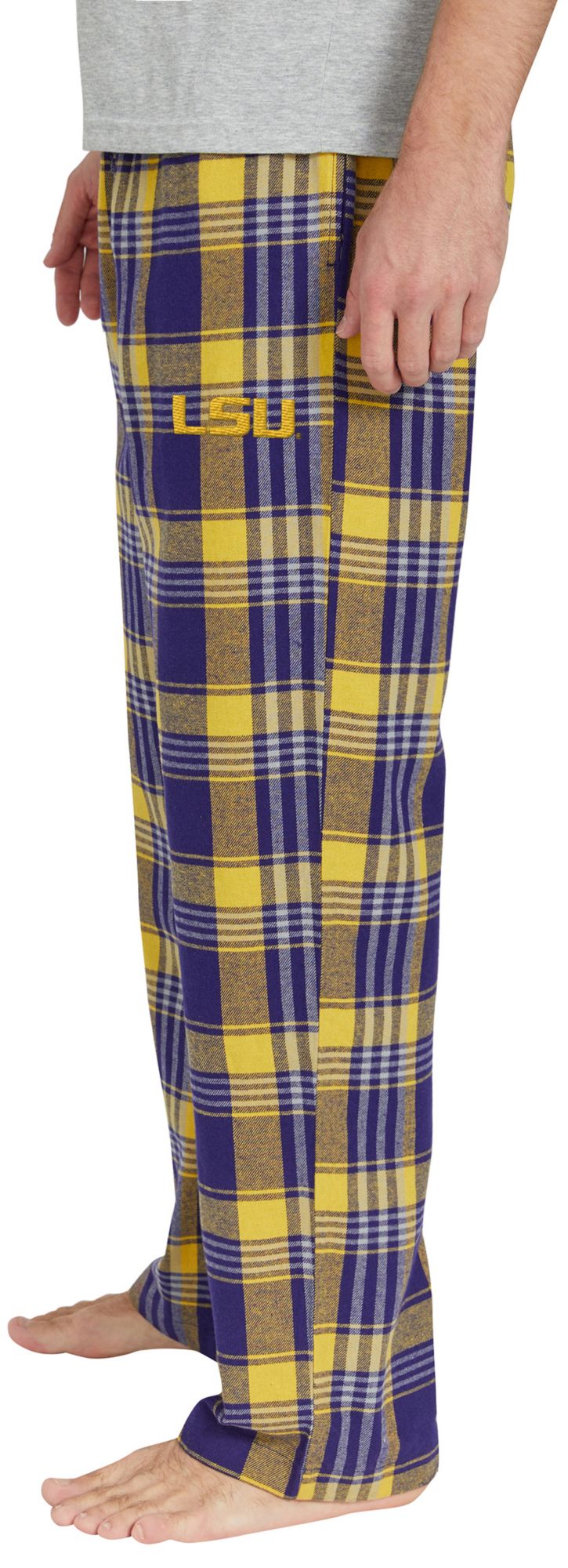 Concepts Sport Men's LSU Tigers Flannel Sleep Pants product image