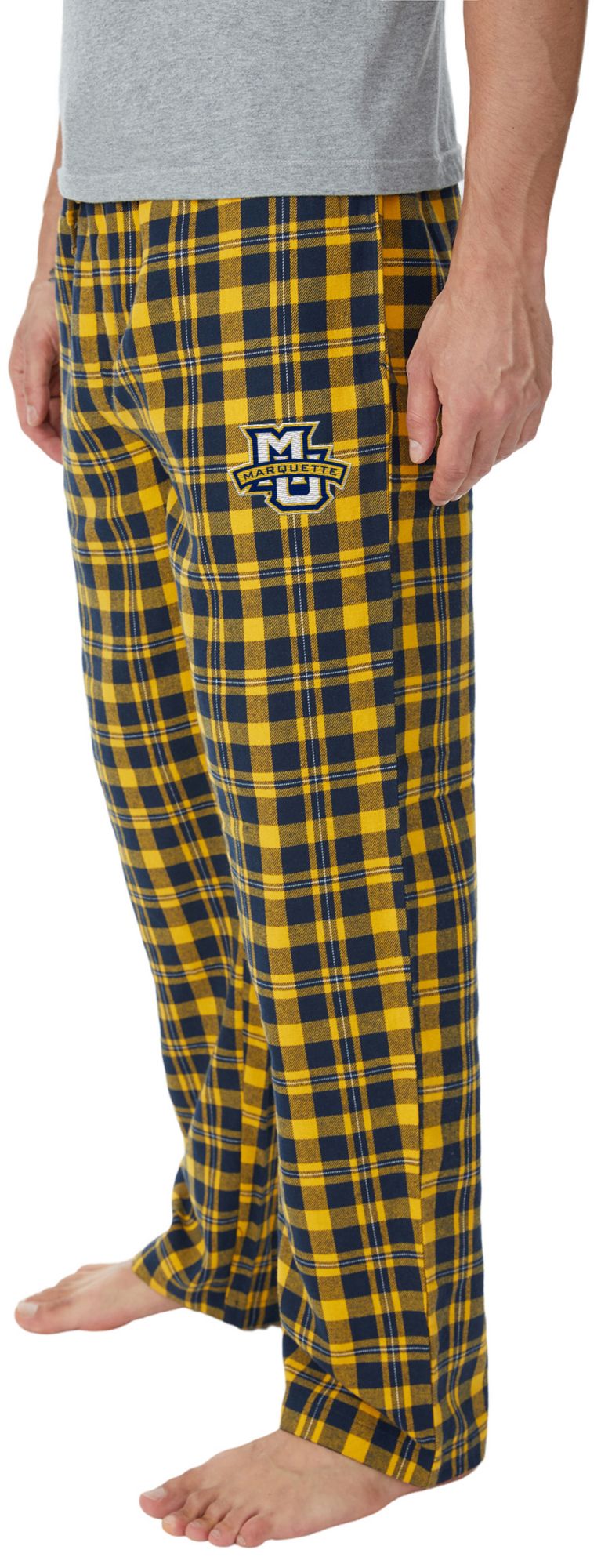 Concepts Sport Men's Marquette Golden Eagles Flannel Sleep Pants product image