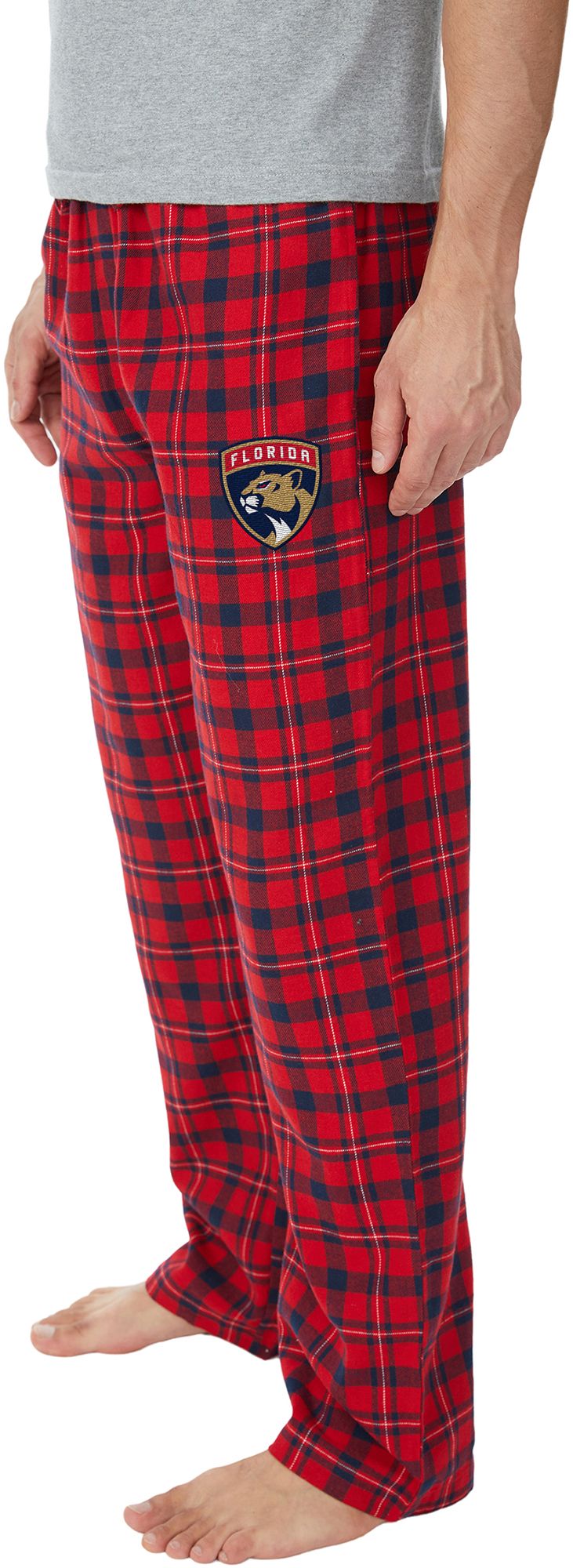 Concepts Sport Men's Florida Panthers Red Hawthorn Flannel Pants product image