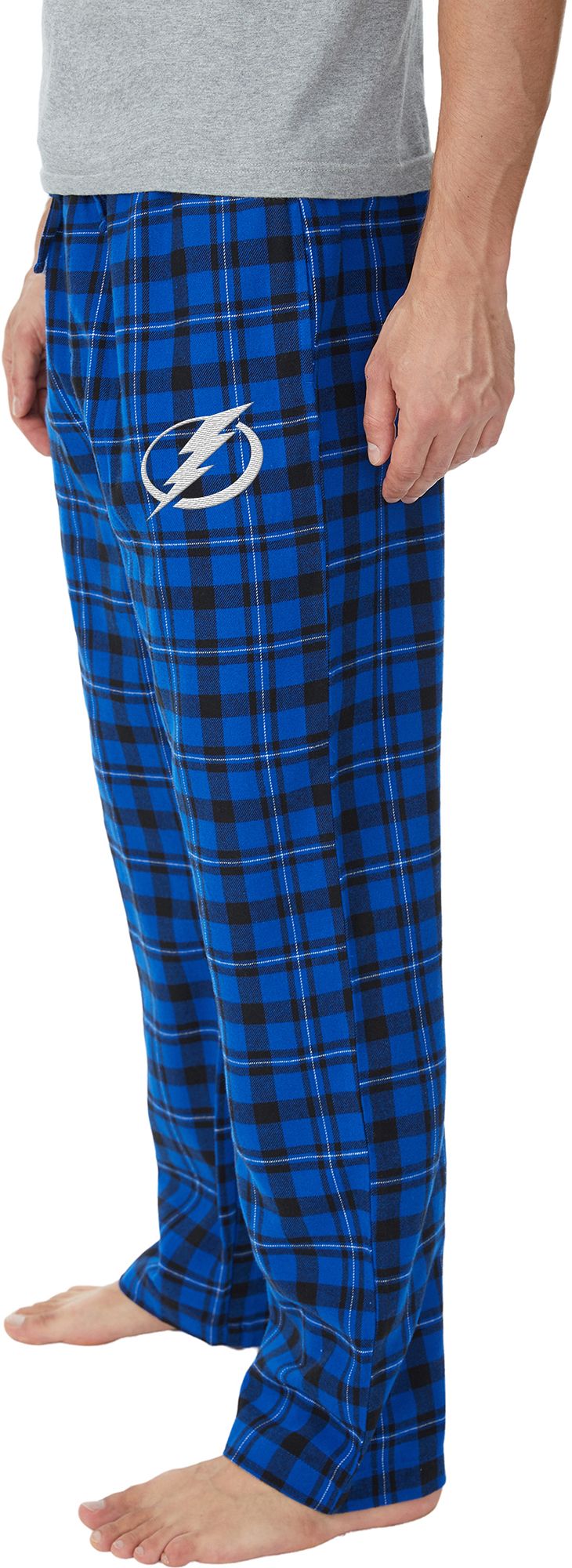 Concepts Sport Men's Tampa Bay Lightning Blue Hawthorn Flannel Pants product image