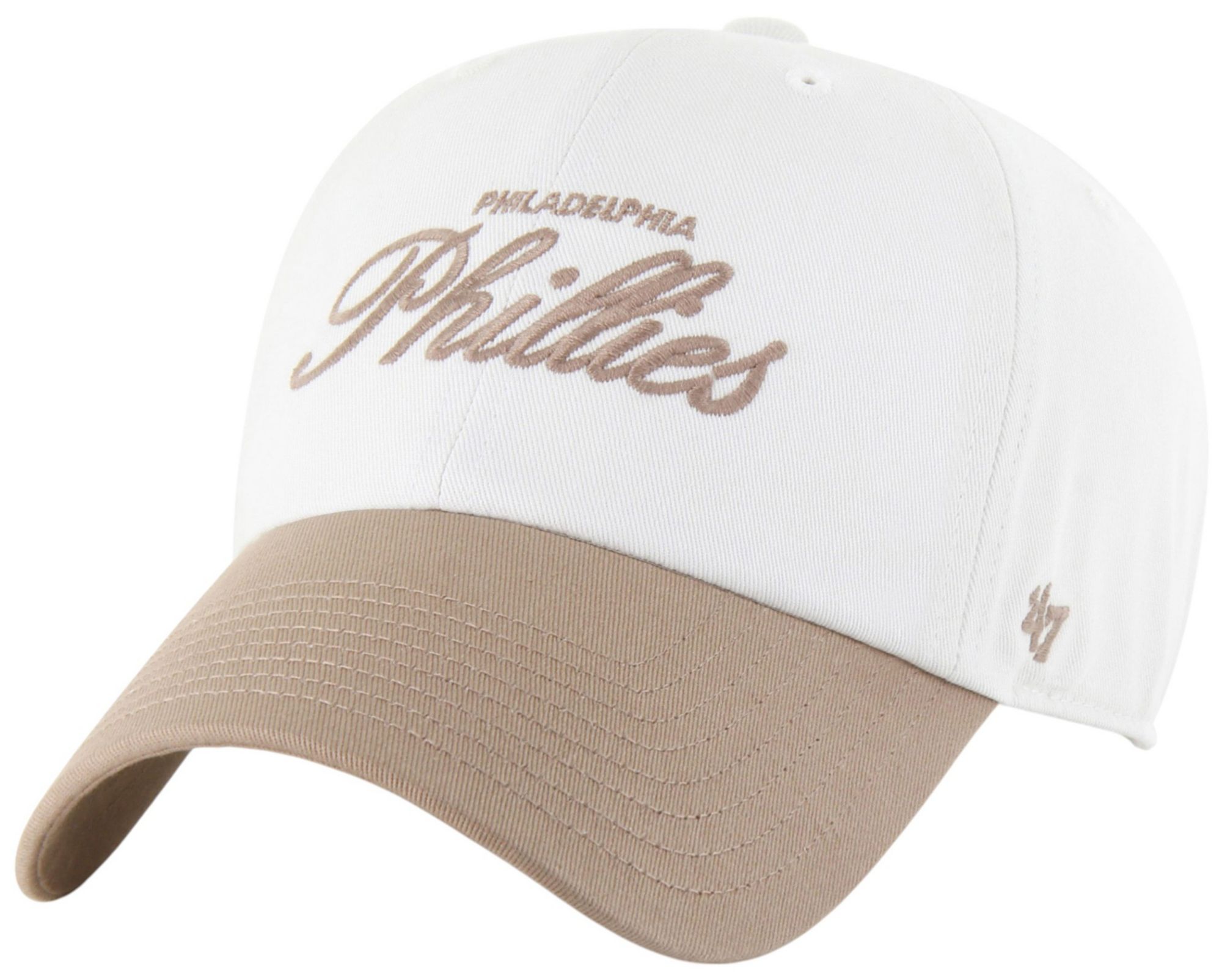 '47 Adult Philadelphia Phillies White 2-Tone Foundation Clean Up Adjustable Hat product image