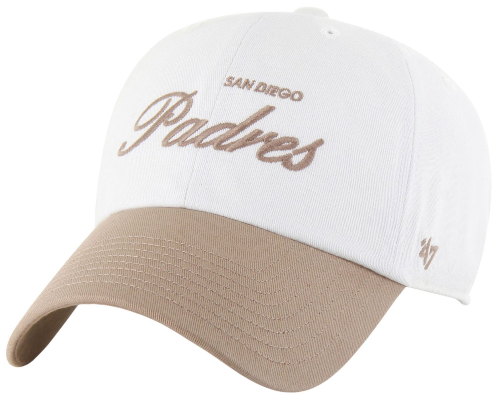 '47 Adult San Diego Padres White 2-Tone Foundation Clean Up Adjustable Hat product image