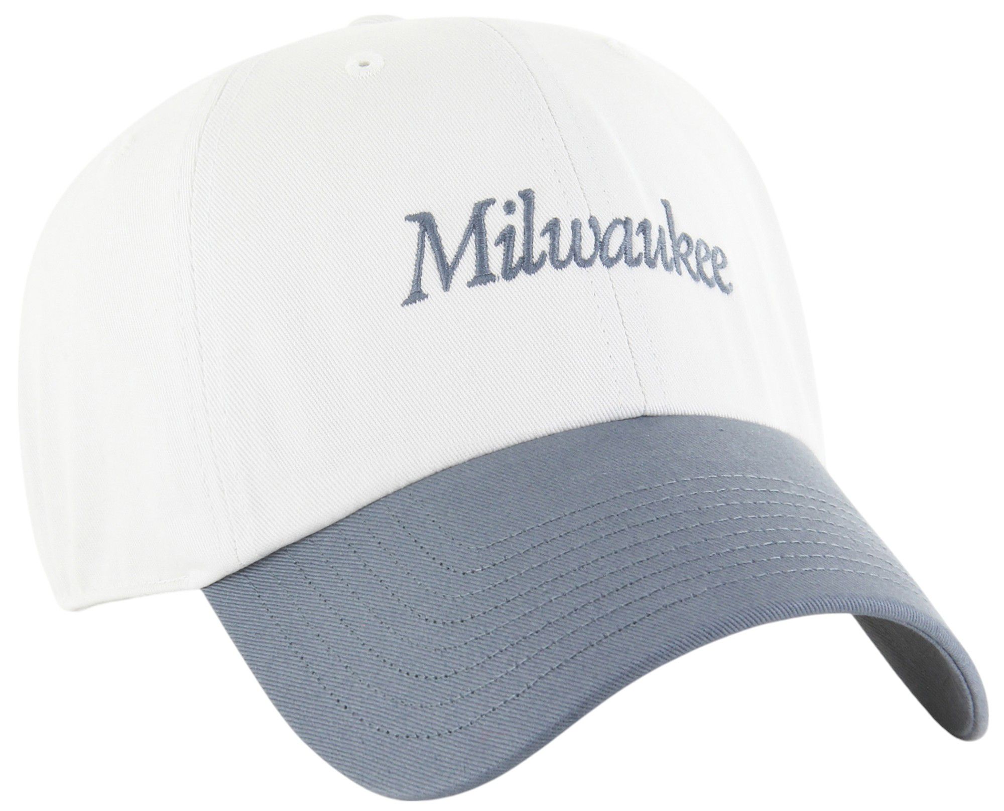 '47 Adult Milwaukee Brewers White Clean Up Adjustable Hat product image