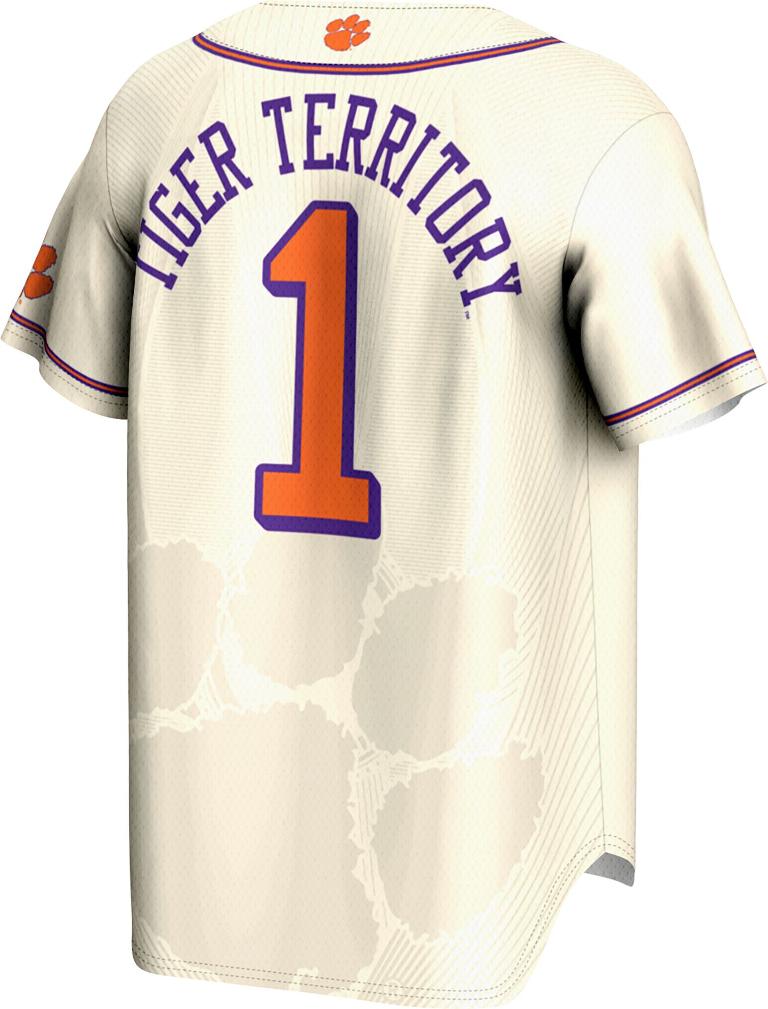 ProSphere Men's Clemson Tigers Natural Baseball Jersey product image