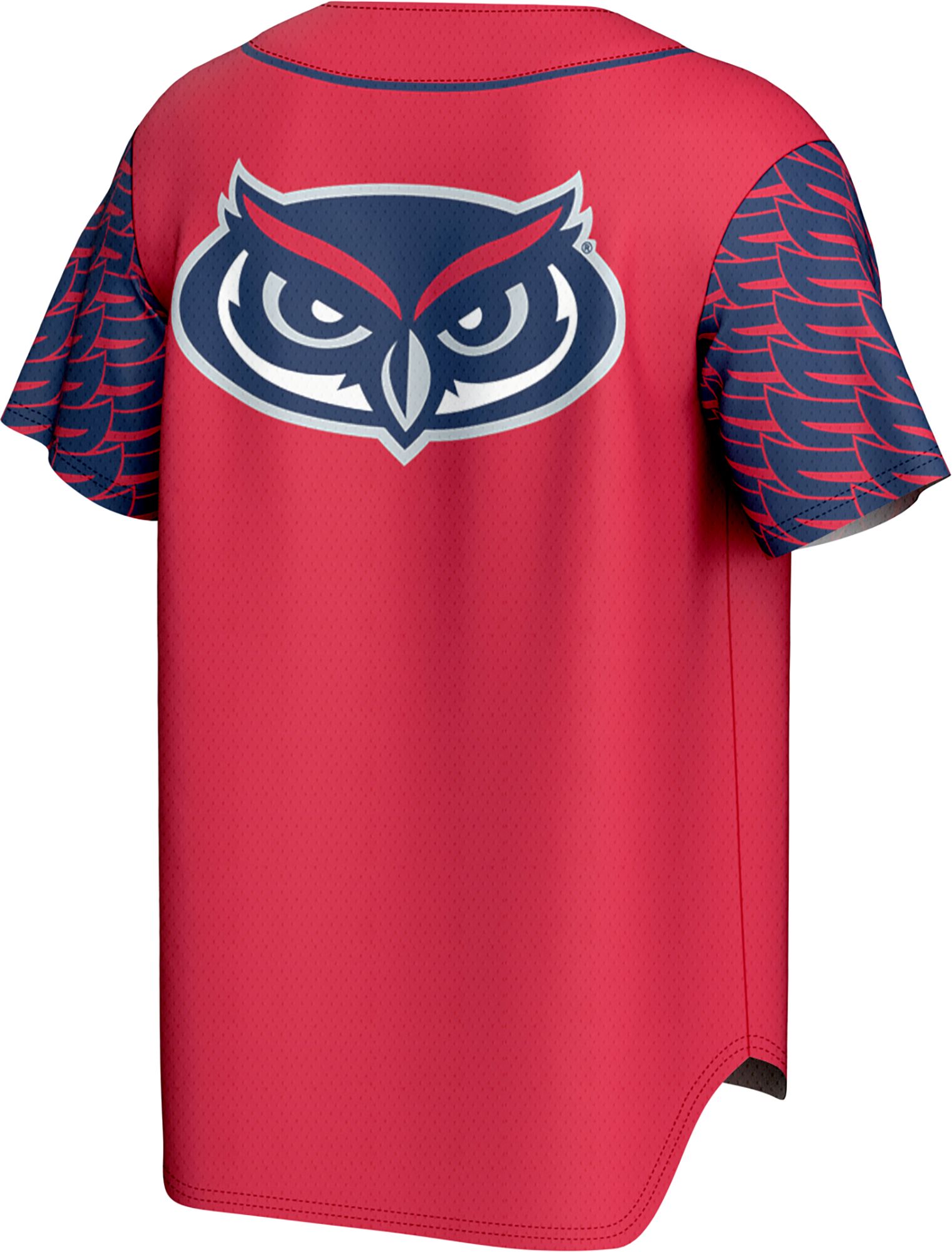 ProSphere Men's Florida Atlantic Owls Red Baseball Jersey product image