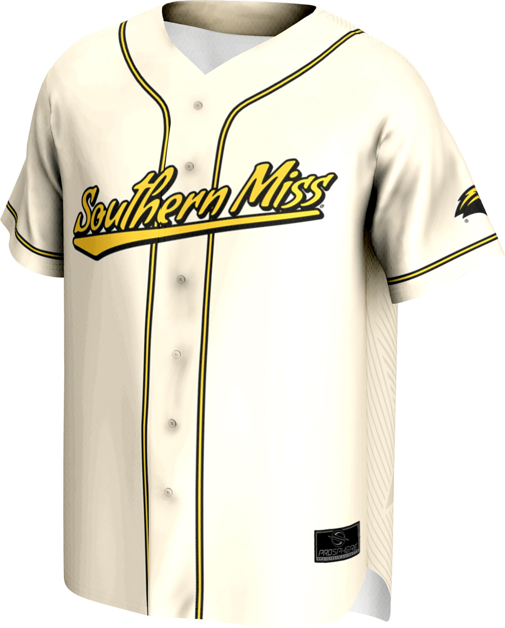 ProSphere Men's Southern Miss Golden Eagles Natural Promo Baseball Jersey product image