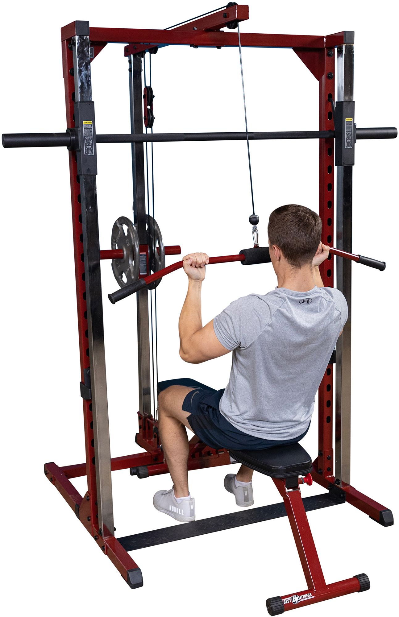 Best Fitness Smith Machine with Bench & Lat Attachment product image