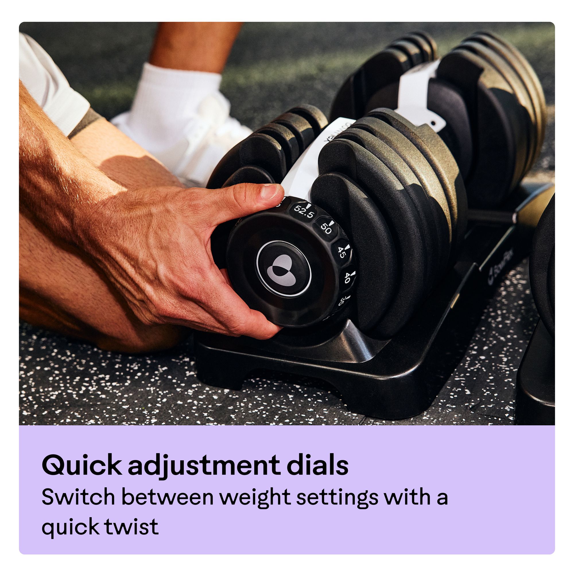 Bowflex SelectTech 52 Dumbbell – Single product image