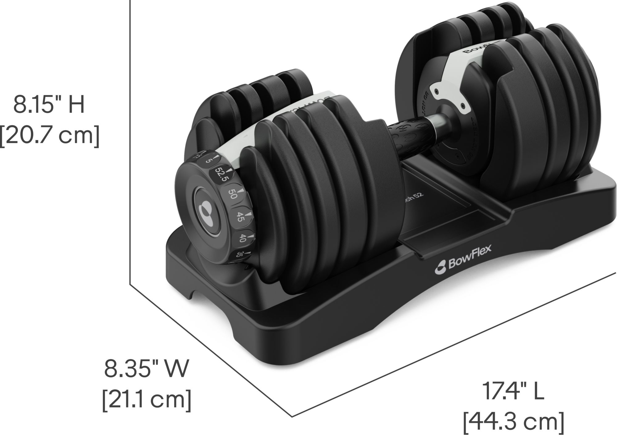Bowflex SelectTech 52 Dumbbell – Pair product image