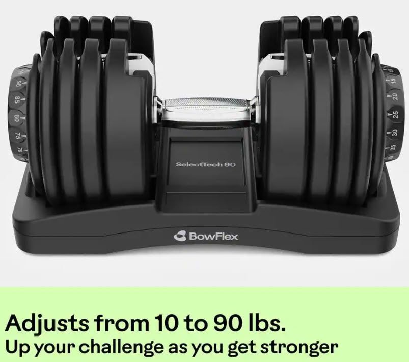 BowFlex SelectTech 90 Dumbbell – Single product image