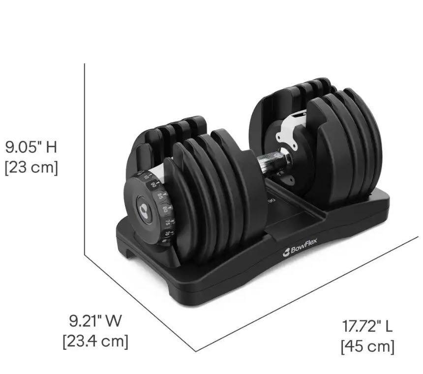 BowFlex SelectTech 90 Dumbbell – Single product image