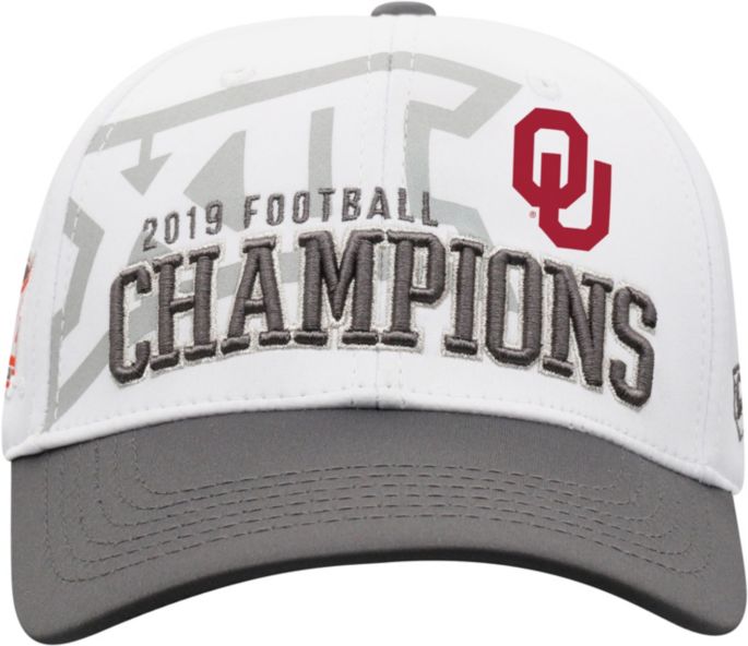 Top Of The World Men S 2019 Big 12 Football Champions Oklahoma Sooners Locker Room Hat