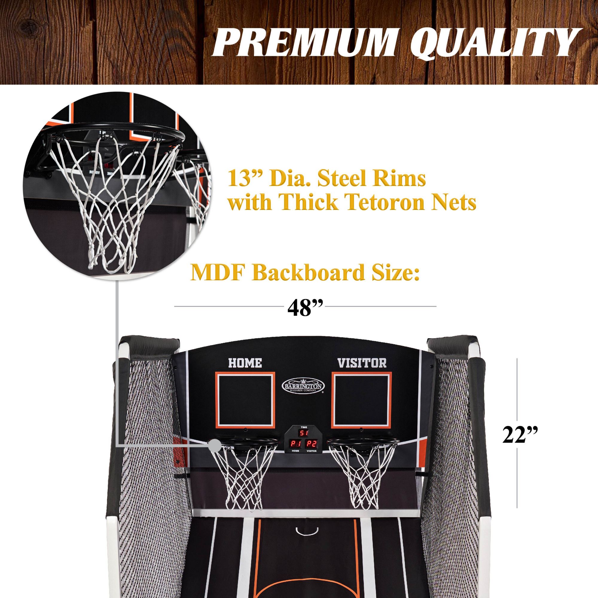 Barrington Billiards Arcade Basketball Urban Game product image