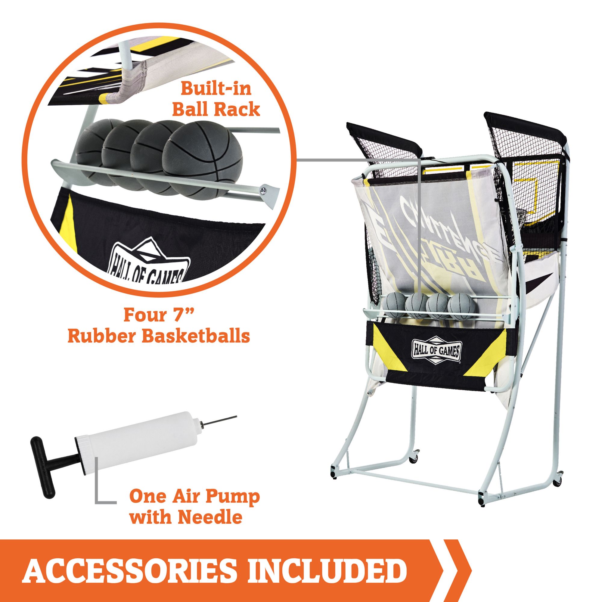 Hall of Games Arcade Basketball Folding Game product image