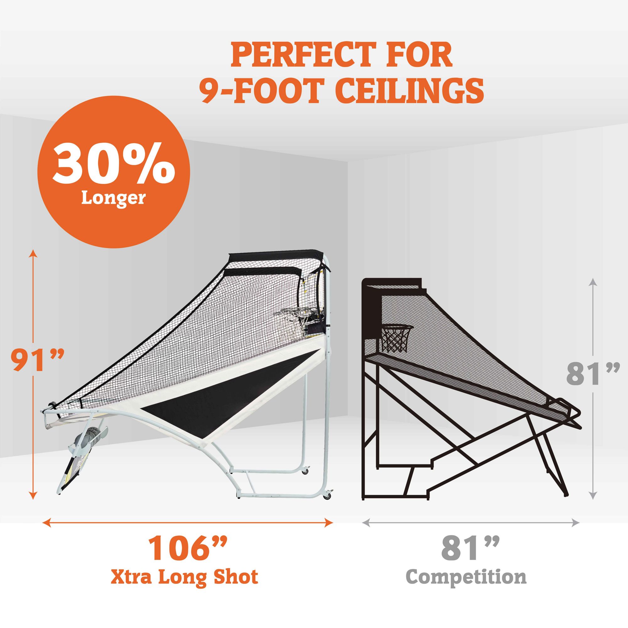 Hall of Games Arcade Basketball Folding Game product image