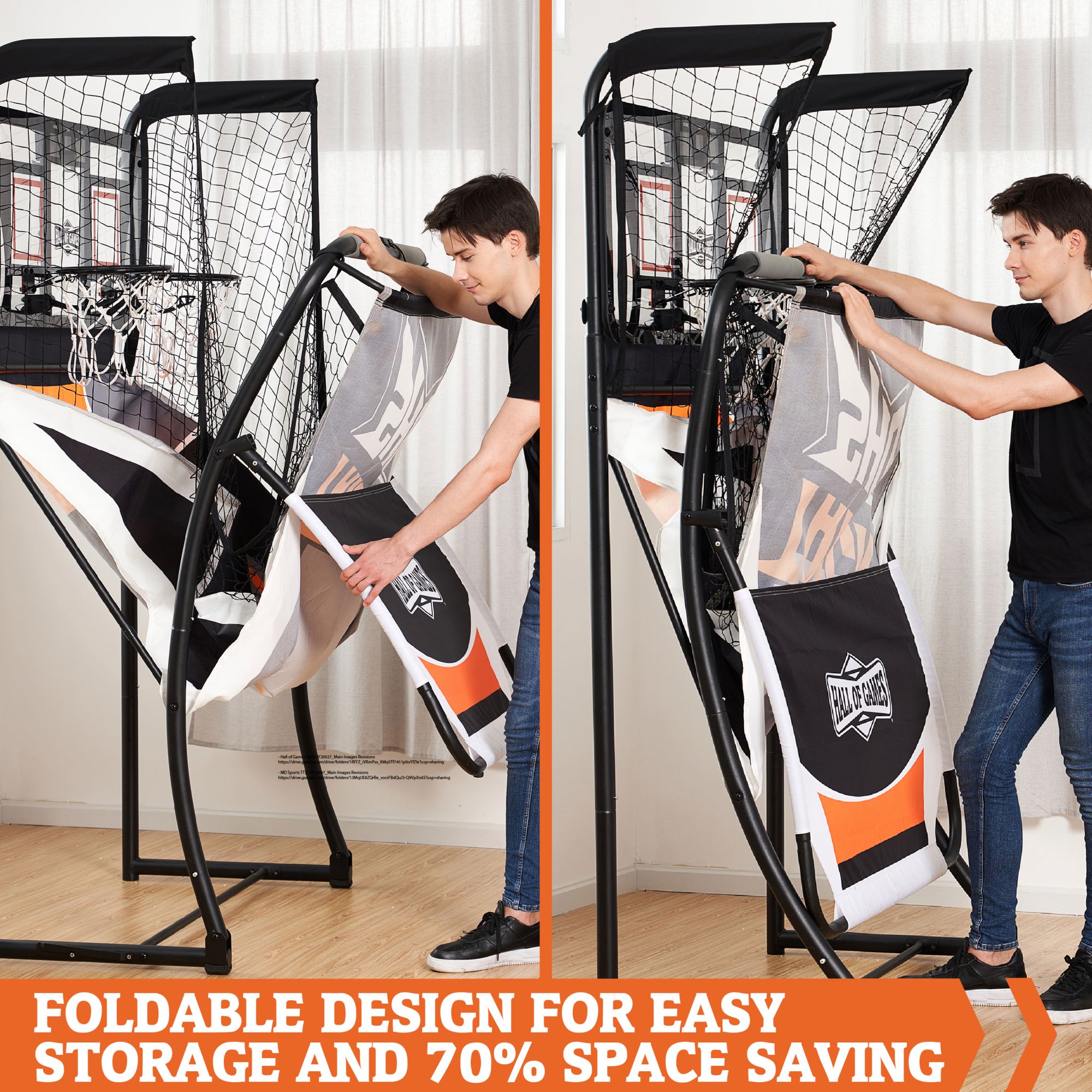 Hall of Games Arcade Basketball Folding Game product image