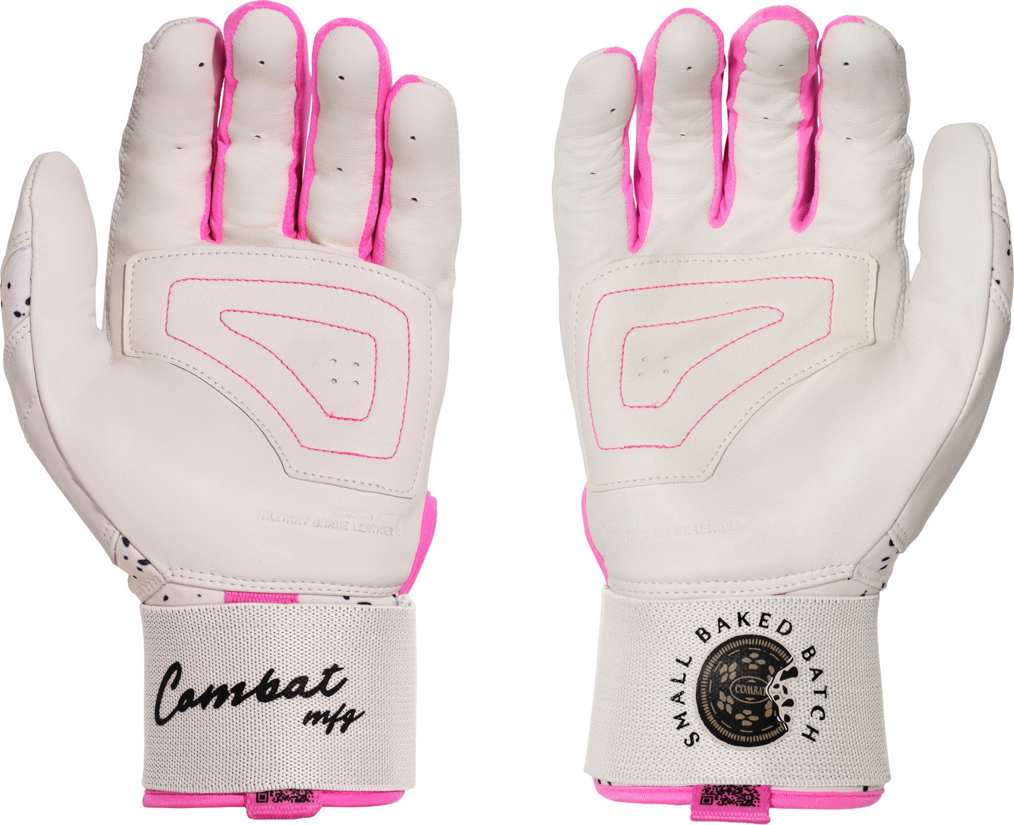 COMBAT MFG Cookie Jar Cookies N Cream Long Strap Baseball Batting Gloves product image