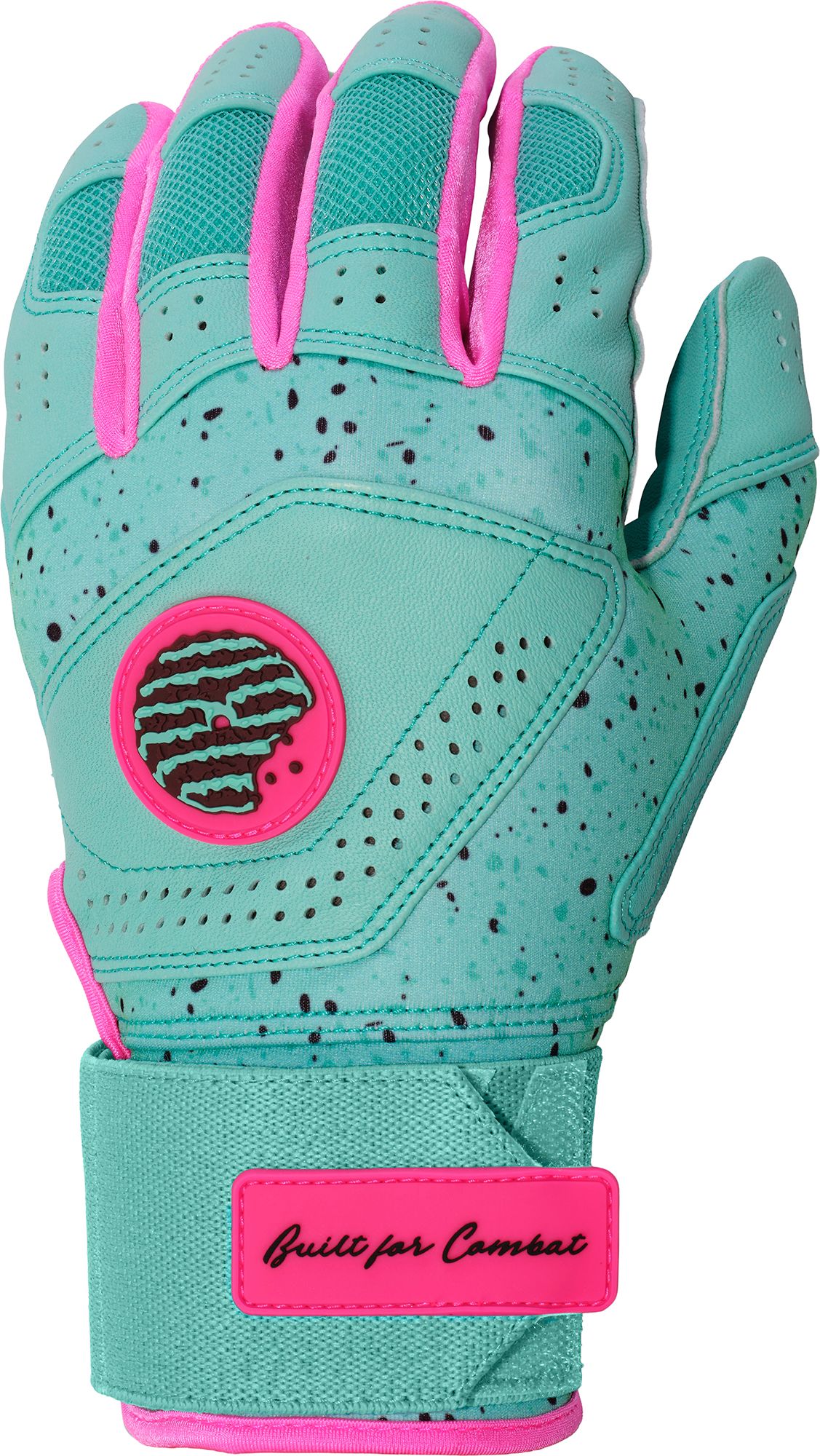 COMBAT MFG Cookie Jar Mint Chip Long Strap Baseball Batting Gloves product image