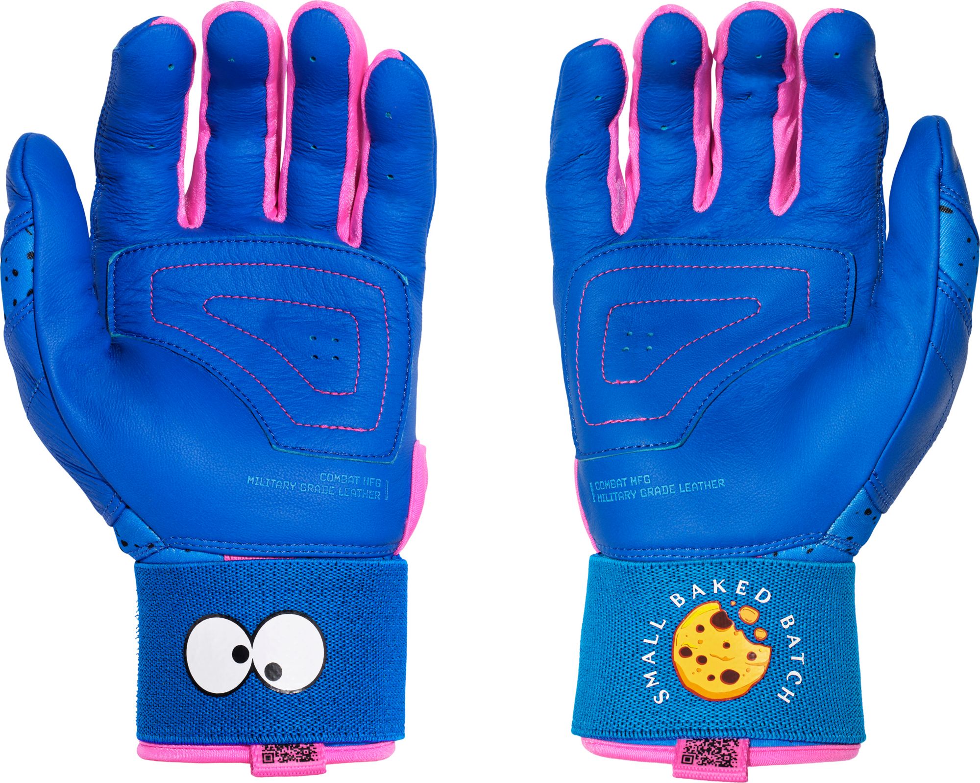 COMBAT MFG Cookie Jar Cookie Monster Long Strap Baseball Batting Gloves product image