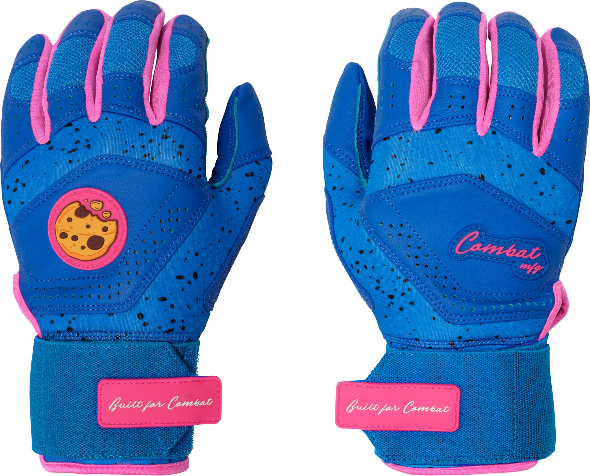 COMBAT MFG Cookie Jar Cookie Monster Long Strap Baseball Batting Gloves product image