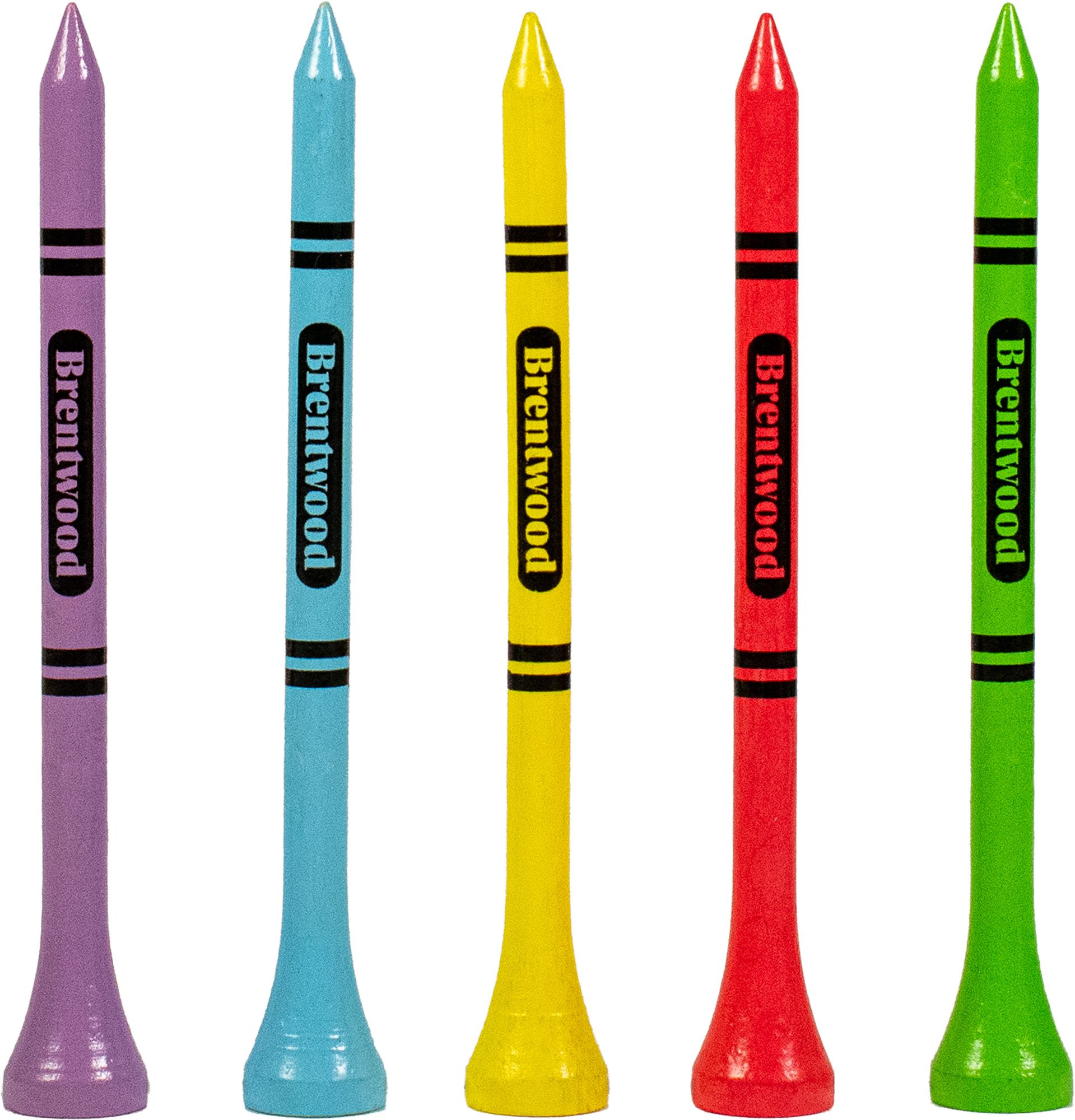 Brentwood Golf Supply 3.25'' Crayons Golf Tees - 50 Pack product image