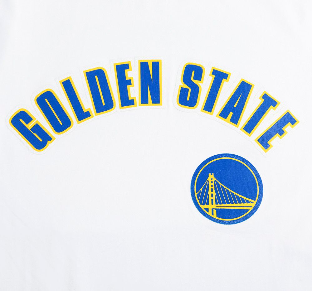 Pro Standard Men's Golden State Warriors White Classic Mesh T-Shirt product image