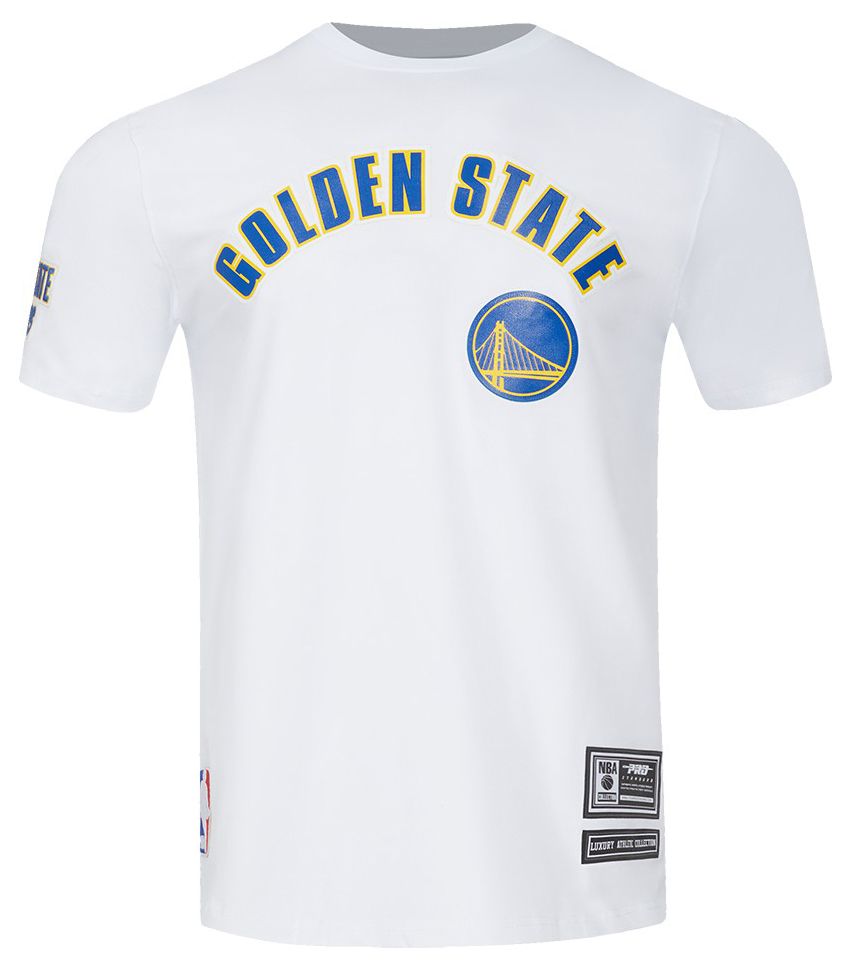 Pro Standard Men's Golden State Warriors White Classic Mesh T-Shirt product image