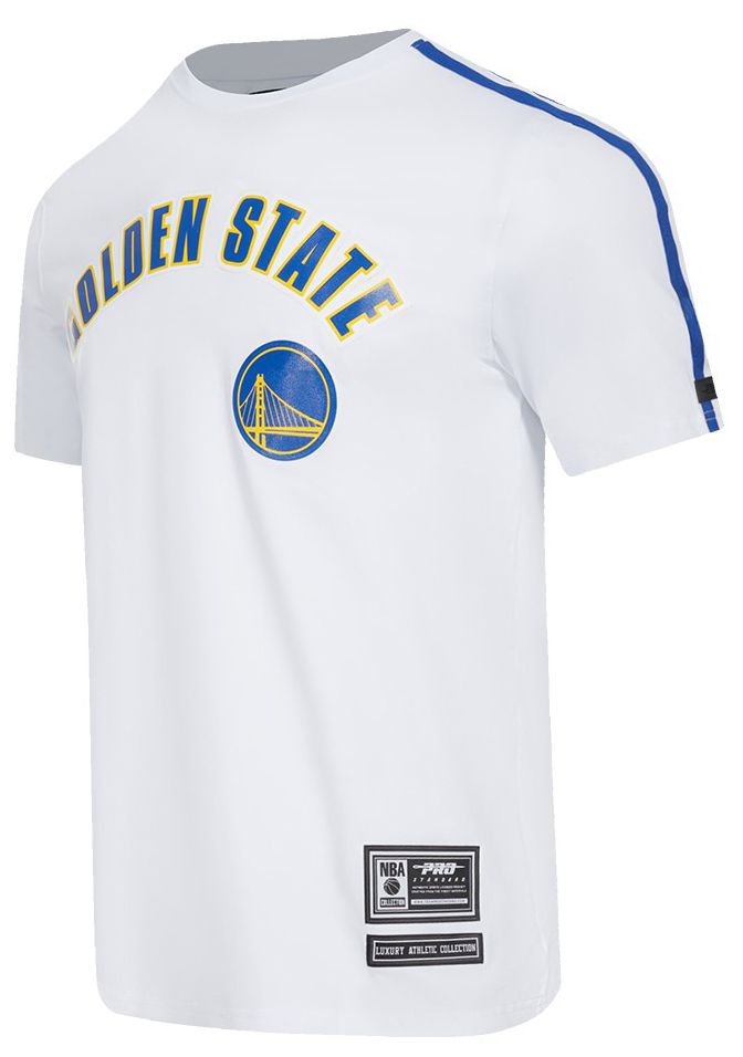 Pro Standard Men's Golden State Warriors White Classic Mesh T-Shirt product image