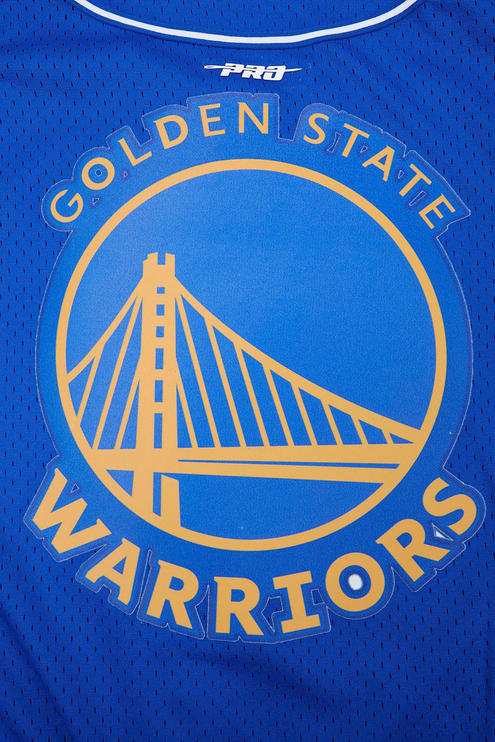 Pro Standard Men's Golden State Warriors Logo Blue Button Down Shirt product image