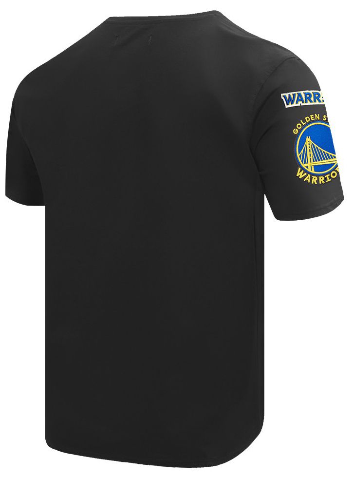 Pro Standard Men's Golden State Warriors Black Old English Short Sleeve T-Shirt product image