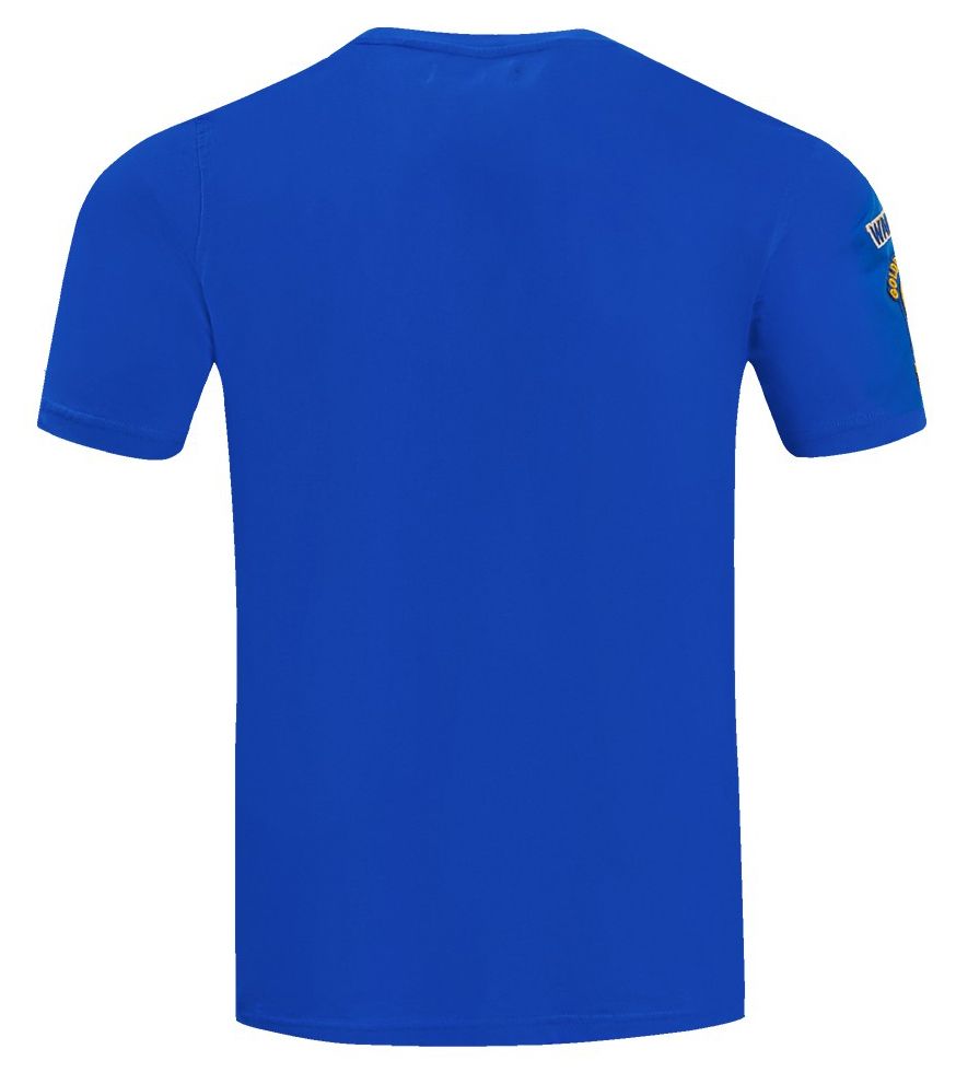 Pro Standard Men's Golden State Warriors Blue Old English Short Sleeve T-Shirt product image