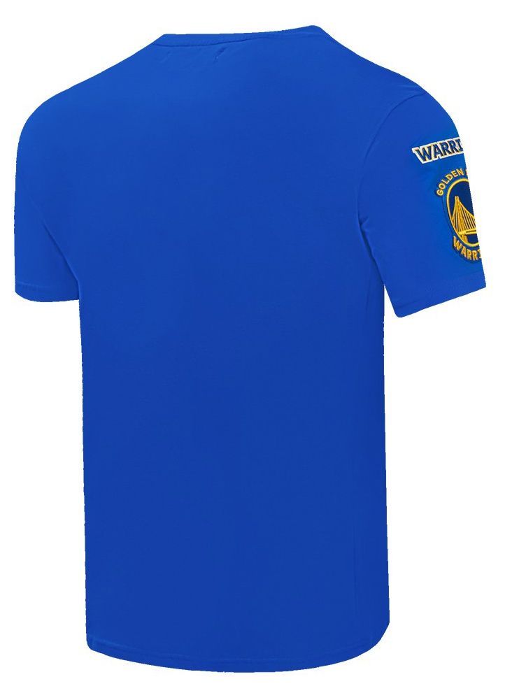 Pro Standard Men's Golden State Warriors Blue Old English Short Sleeve T-Shirt product image