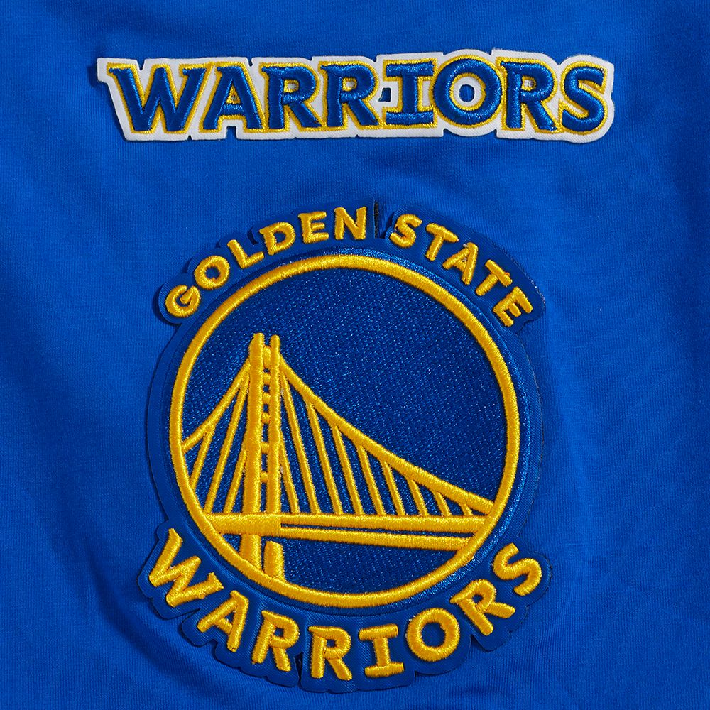 Pro Standard Men's Golden State Warriors Blue Old English Short Sleeve T-Shirt product image