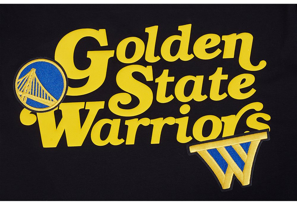 Pro Standard Men's Golden State Warriors Black Souvenir Short Sleeve T-Shirt product image